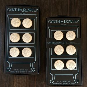 Cynthia Rowley Drawer pulls - set of 12 (Cream)